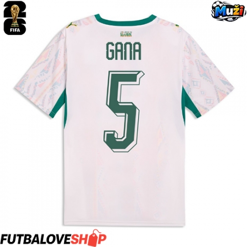 Dres Senegal Idrissa Gueye #5 Domáci MS 2026 Krátky Rukáv
